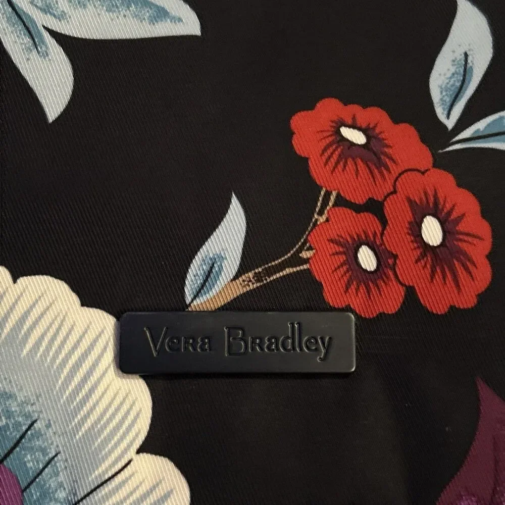 Vera Bradley Laptop Bag Mayfair In Bloom Electronic Case Shoulder Strap Zipper